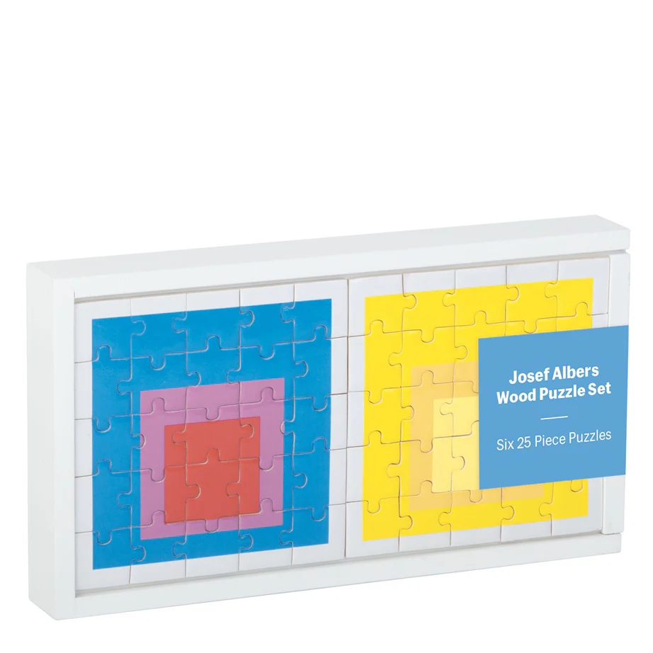 Joseph Albers Wood Puzzle Set