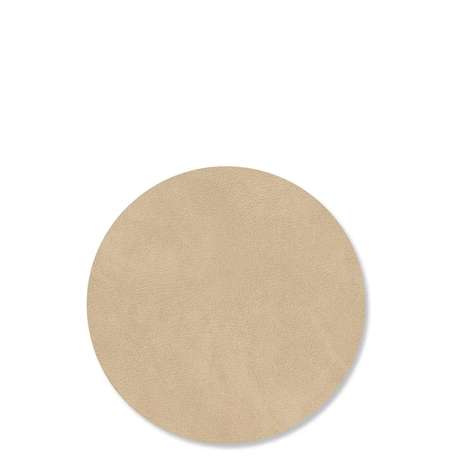 Round Nupo Leather Glass Mats - Image 3
