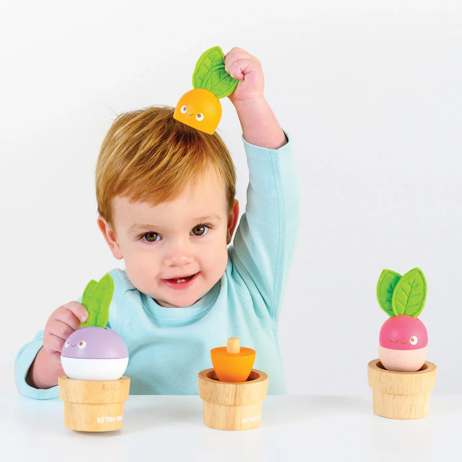 Stacking Wooden Veggies - Image 2
