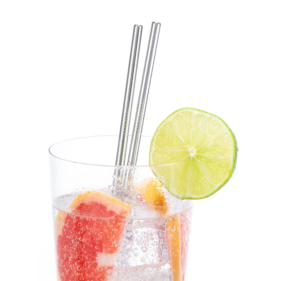 Stainless Steel Straws | Set of 10 - Image 2