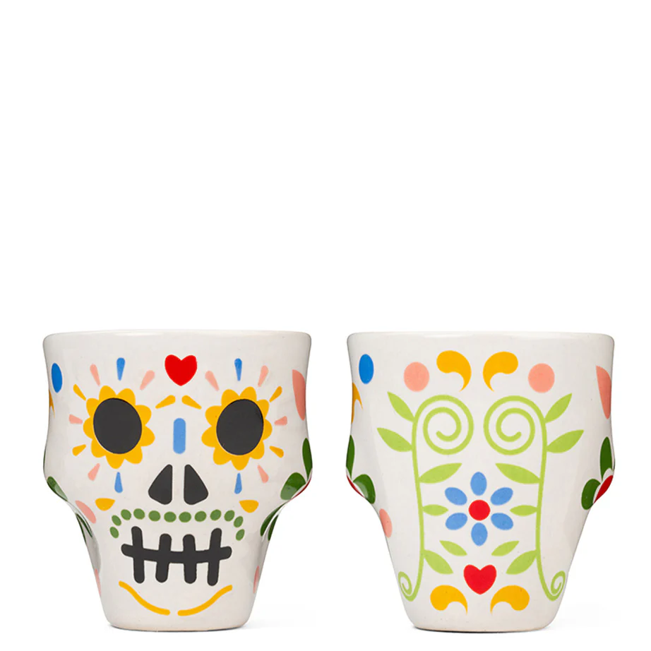 Sugar Skull Shot Glasses