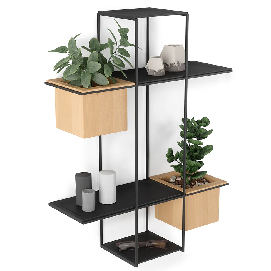 Cubist Multi Shelf Wall Display - Image 3